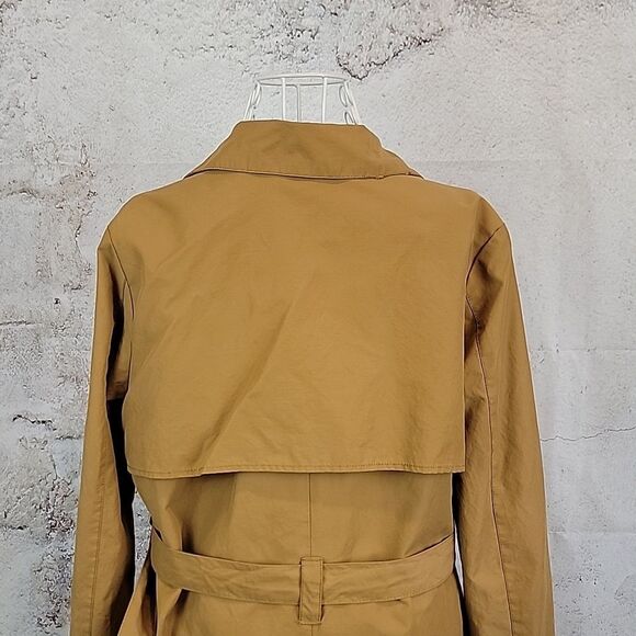 a new day Women's Camel Colored Trench Coat Size S - Picture 6 of 11